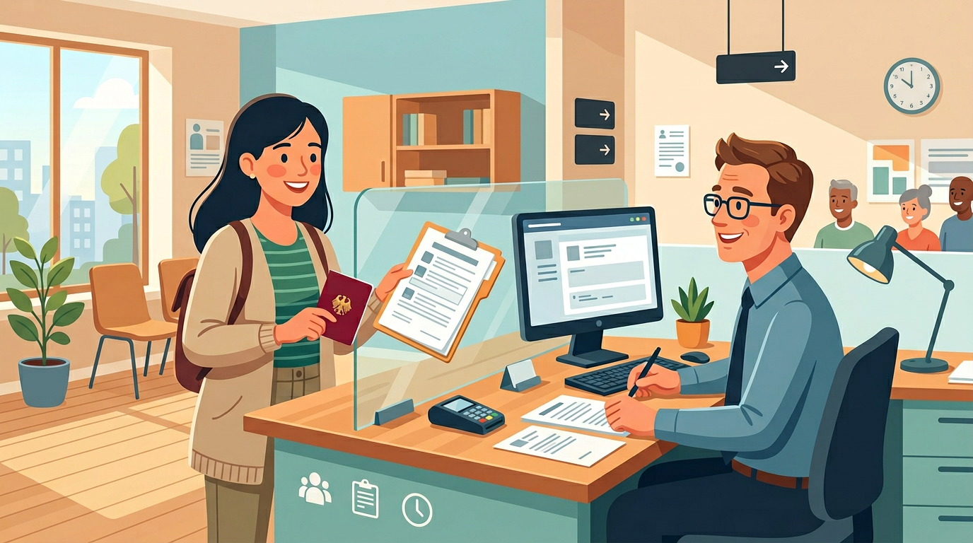 Anmeldung beim Bürgeramt / Đăng ký tại cơ quan đăng ký